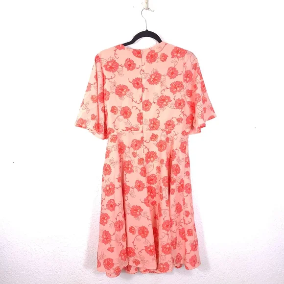 TORRID Georgette Floral Wrap Dress - Picture 7 of 11